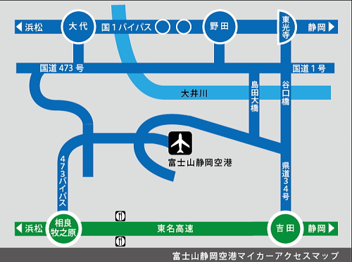 マイカーアクセスマップ
